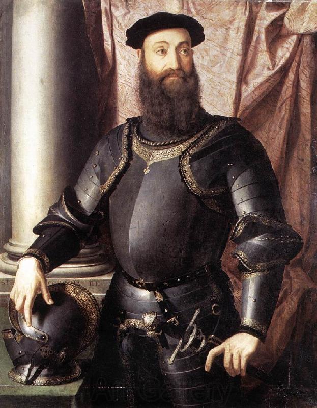 BRONZINO, Agnolo Portrait of Stefano IV Colonna Norge oil painting art